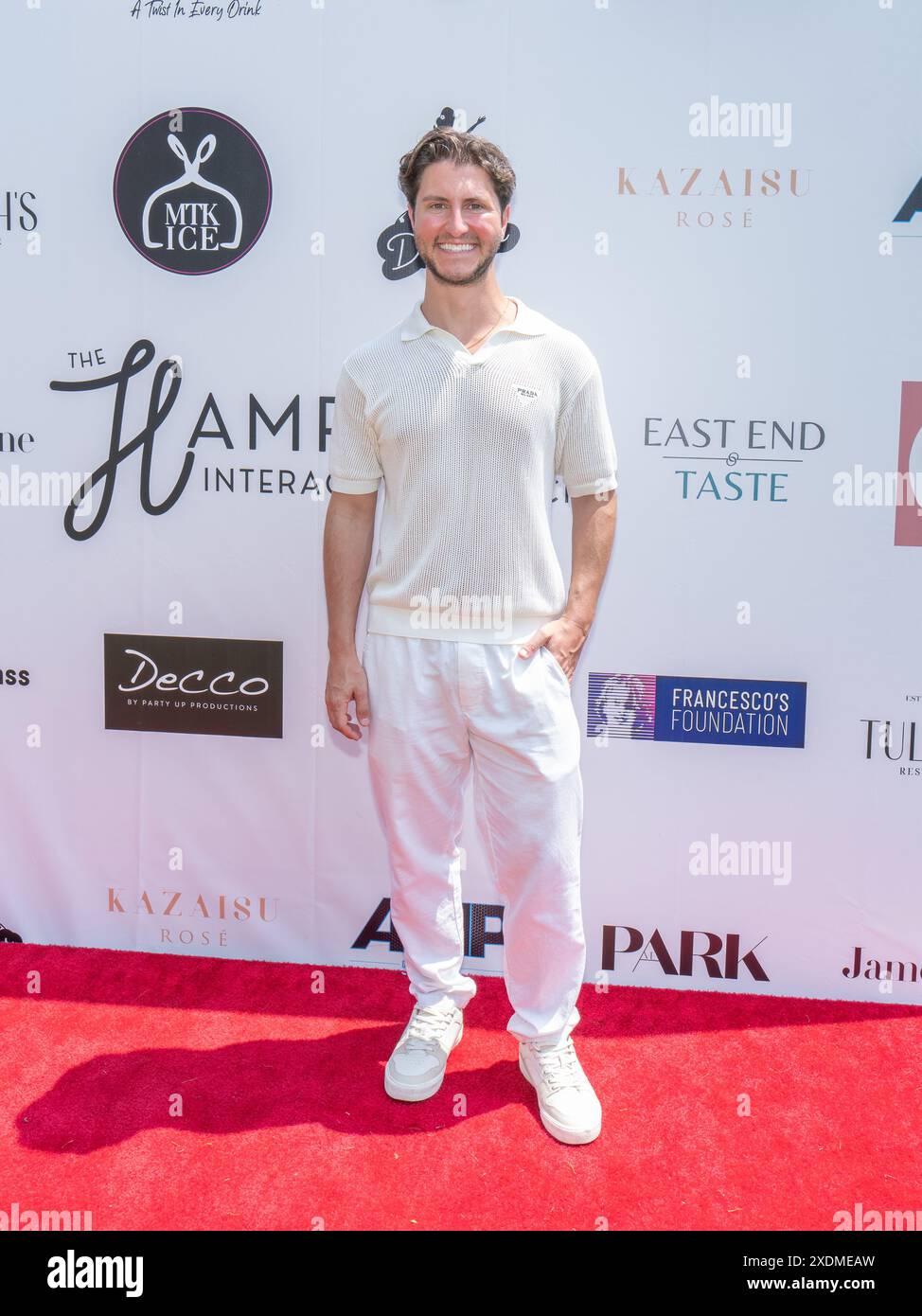 Jeff Perla attends the Hampton's Interactive Brunch benefitting ...