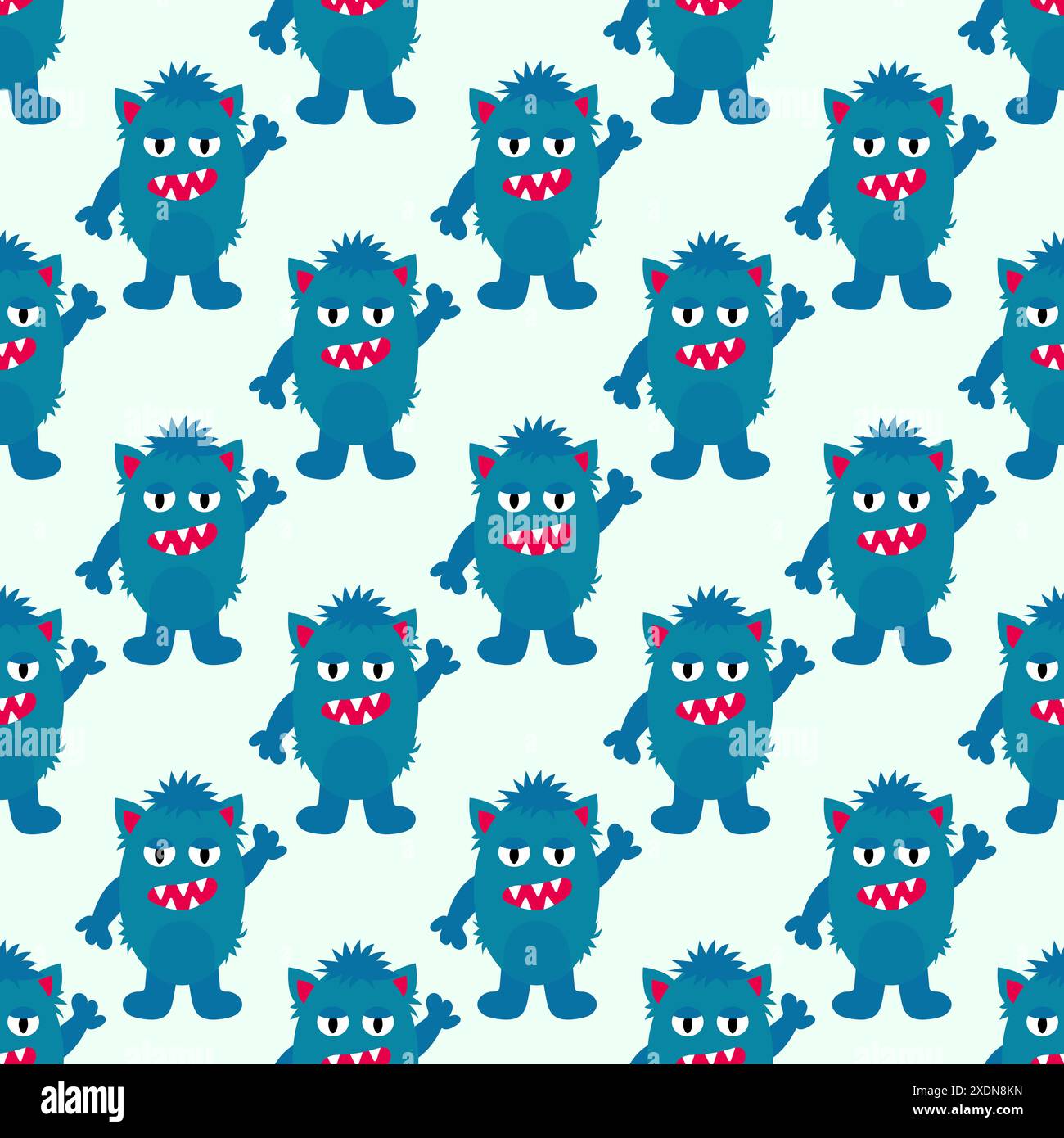 Blue furry alien character hi-res stock photography and images - Alamy