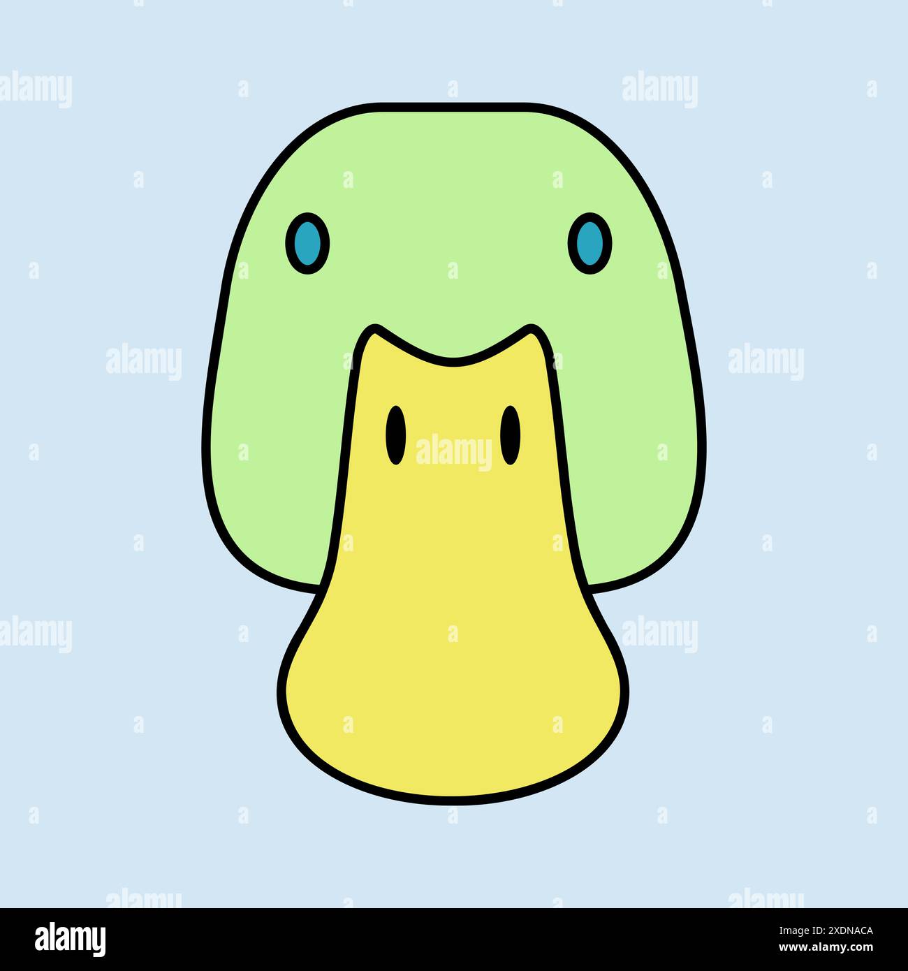 Duck icon. Farm animal vector illustration. Agriculture sign. Graph ...