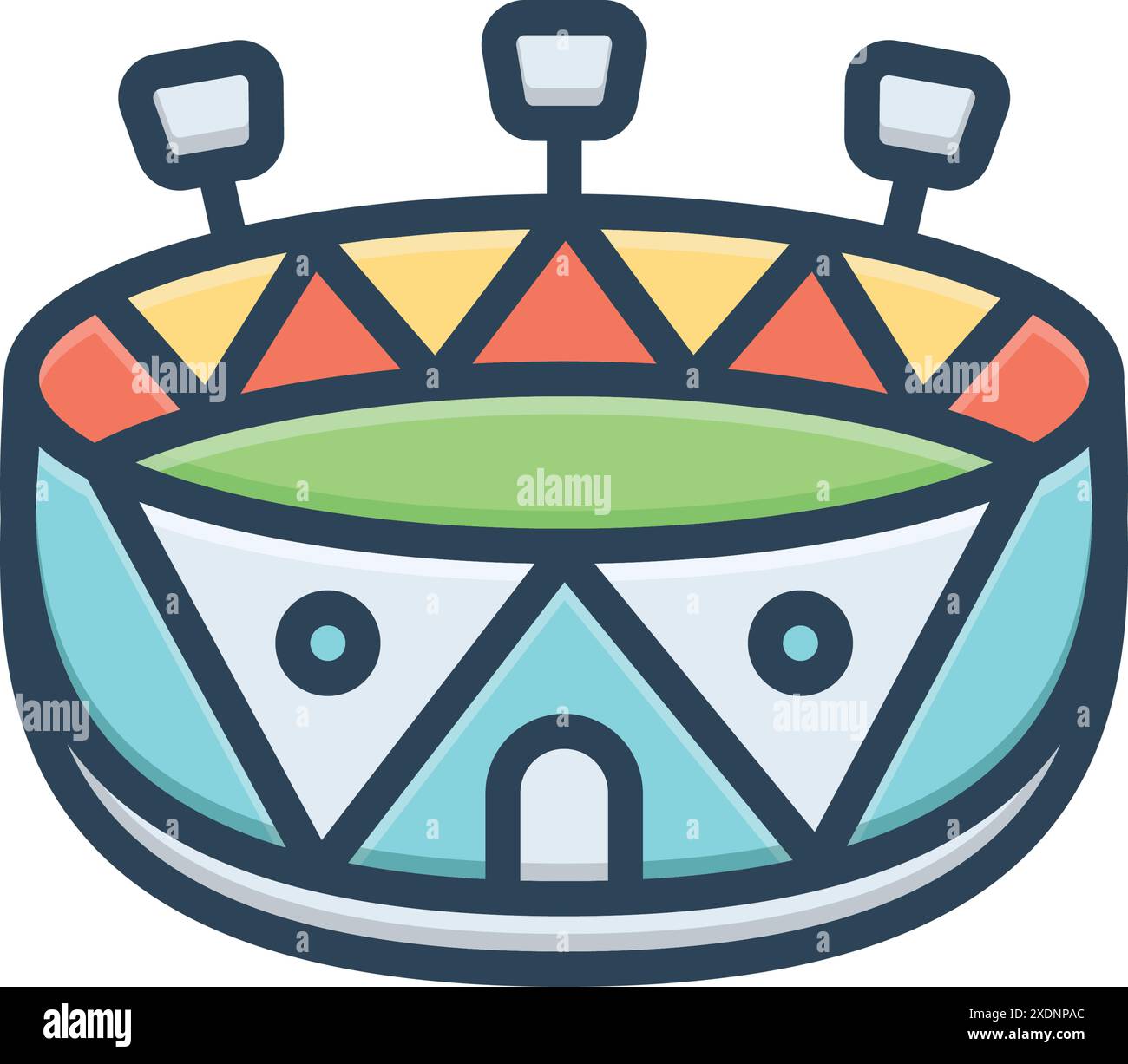 Icon for stadium, field Stock Vector Image & Art - Alamy