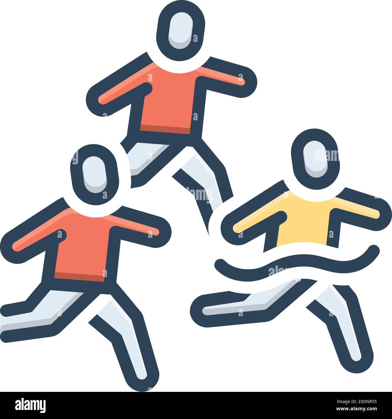 Marathon contestant Stock Vector Images - Alamy