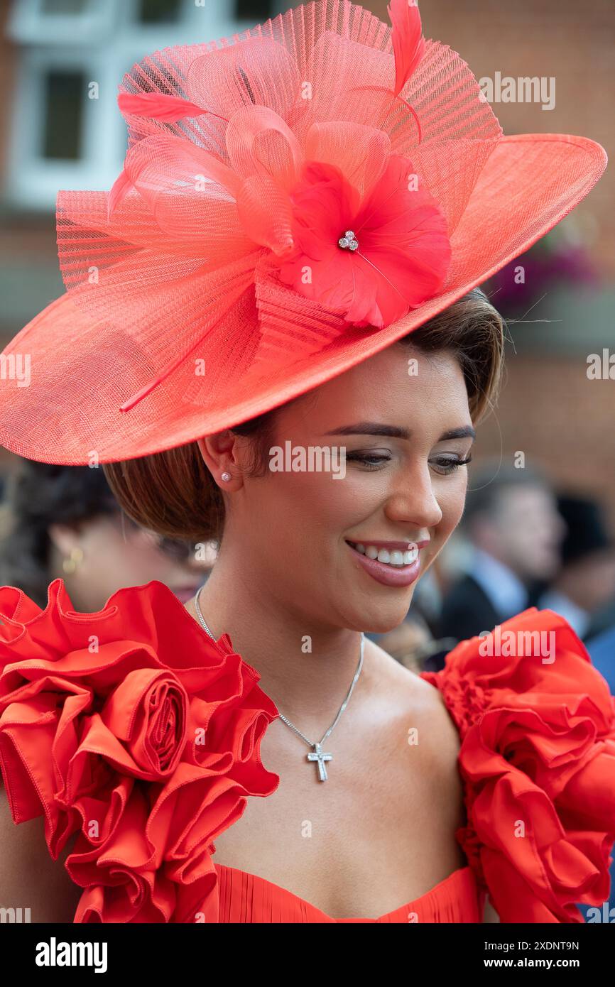 Ascot, UK. 21st June, 2024. Racegoers at Ascot Racecourse on Day Four