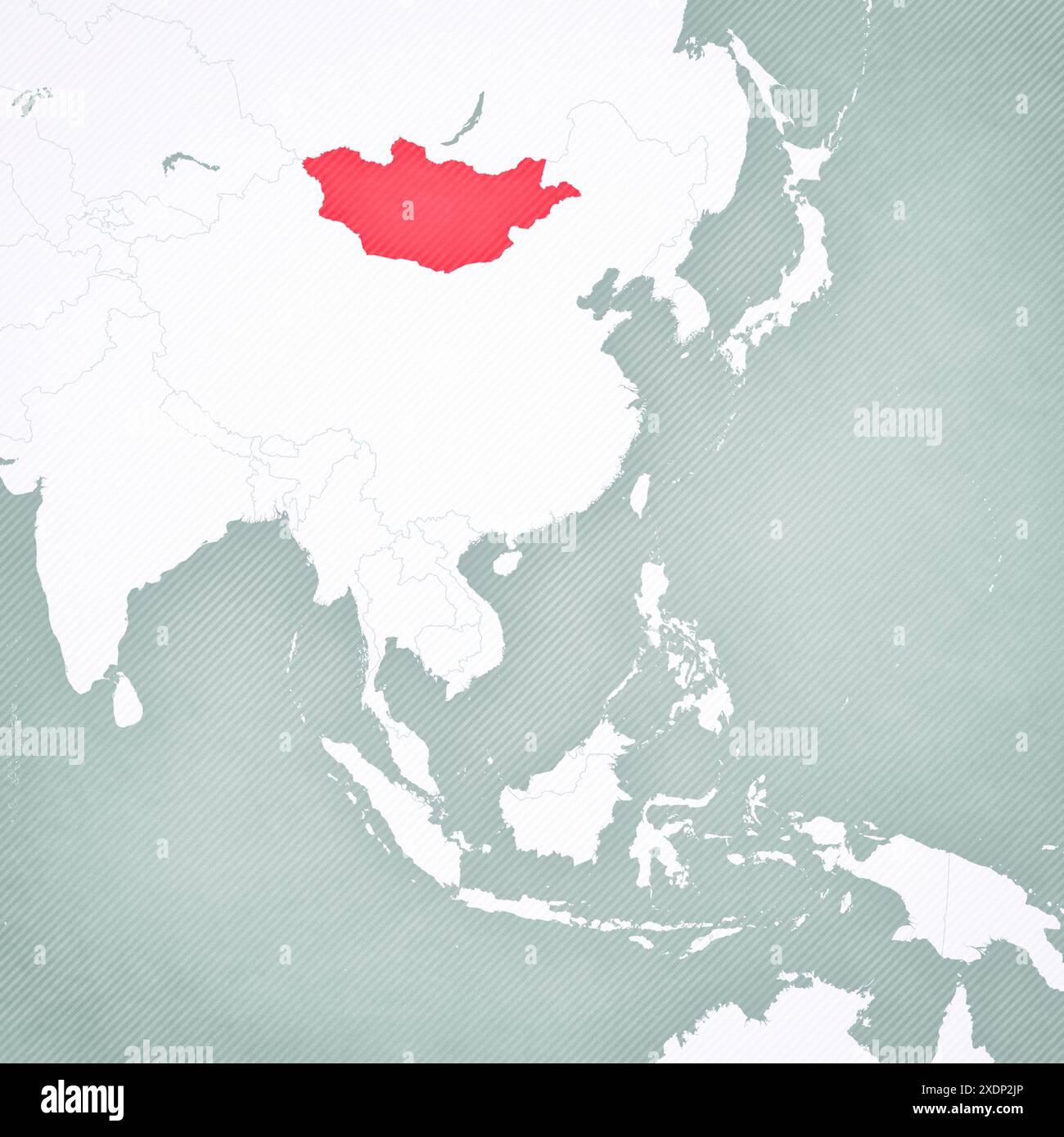 Mongolia On Map South East Asia 377 Asia Map Mongolia Stock Photos