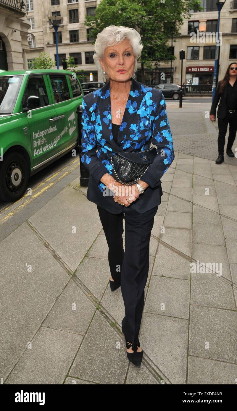 London, UK. 23rd June, 2024. Angela Rippon at the Nadiya & Kai: Behind ...