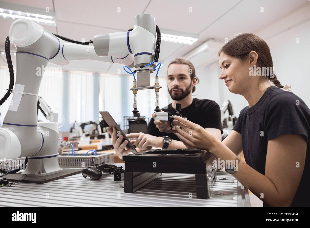 Industrial Robotics program university students learning education ...