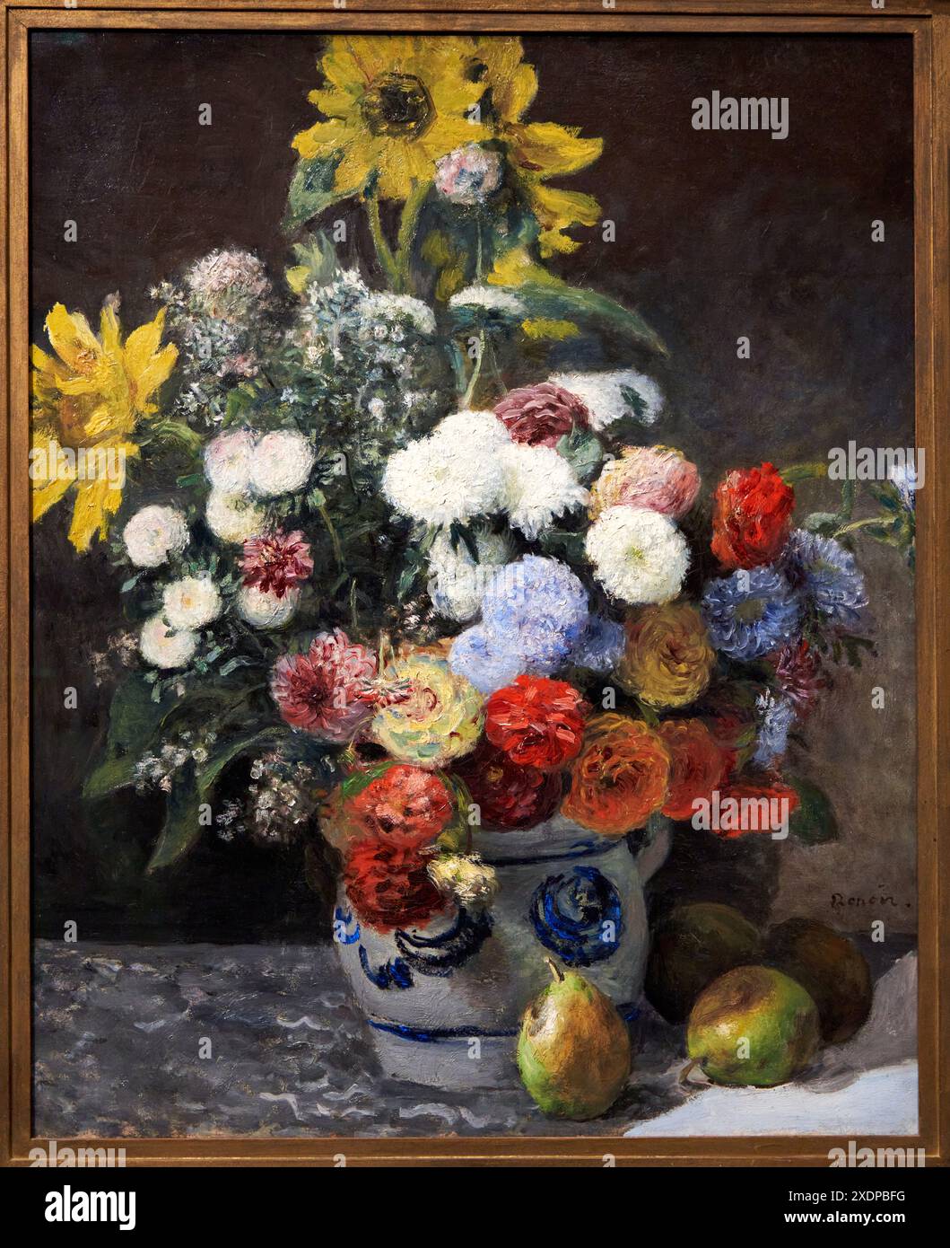 Auguste Renoir (1841-1919), Fleurs dans un vase, Vers 1869