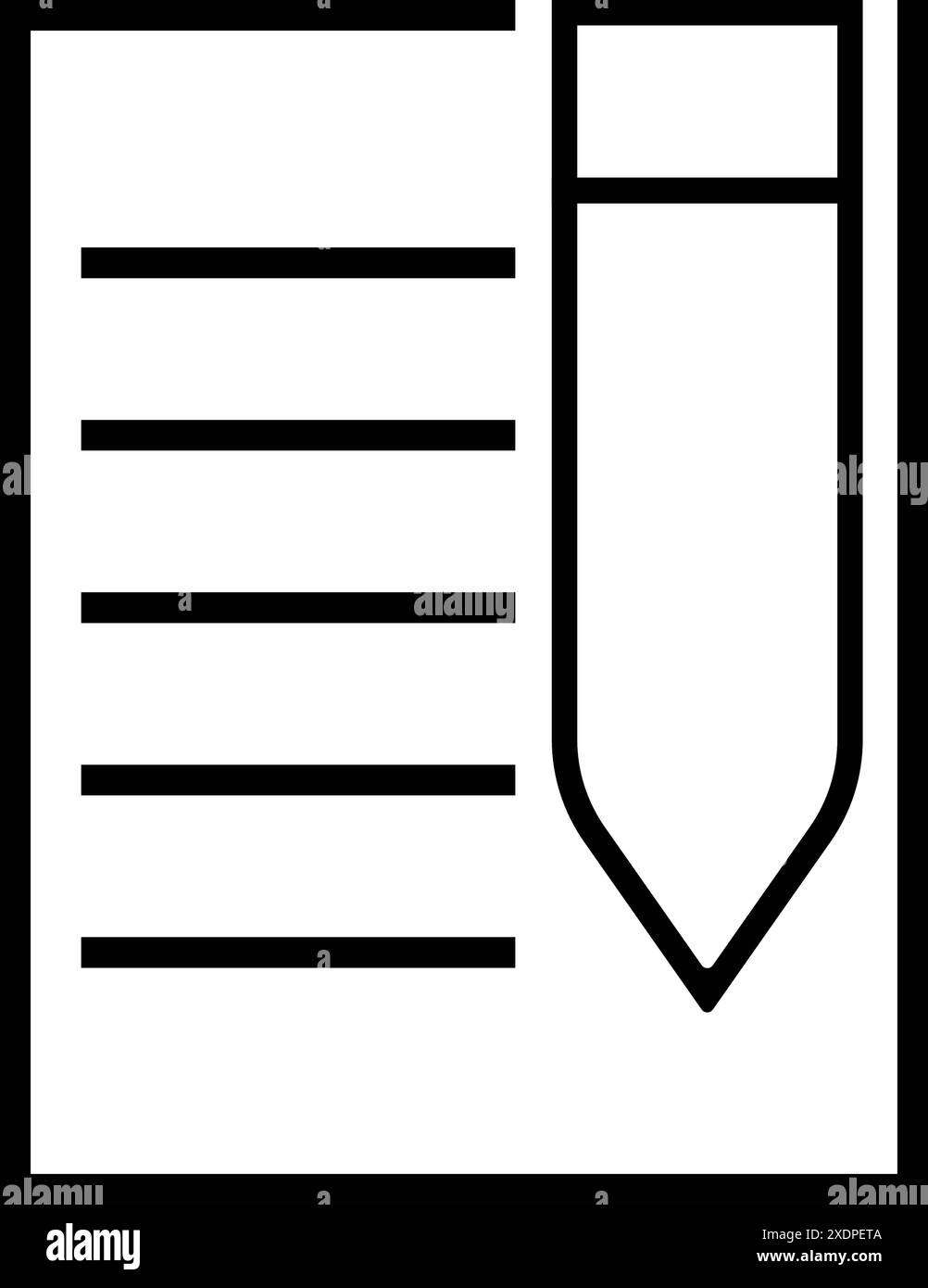 computer editing icon for web, apk, android illustration design Stock Vector
