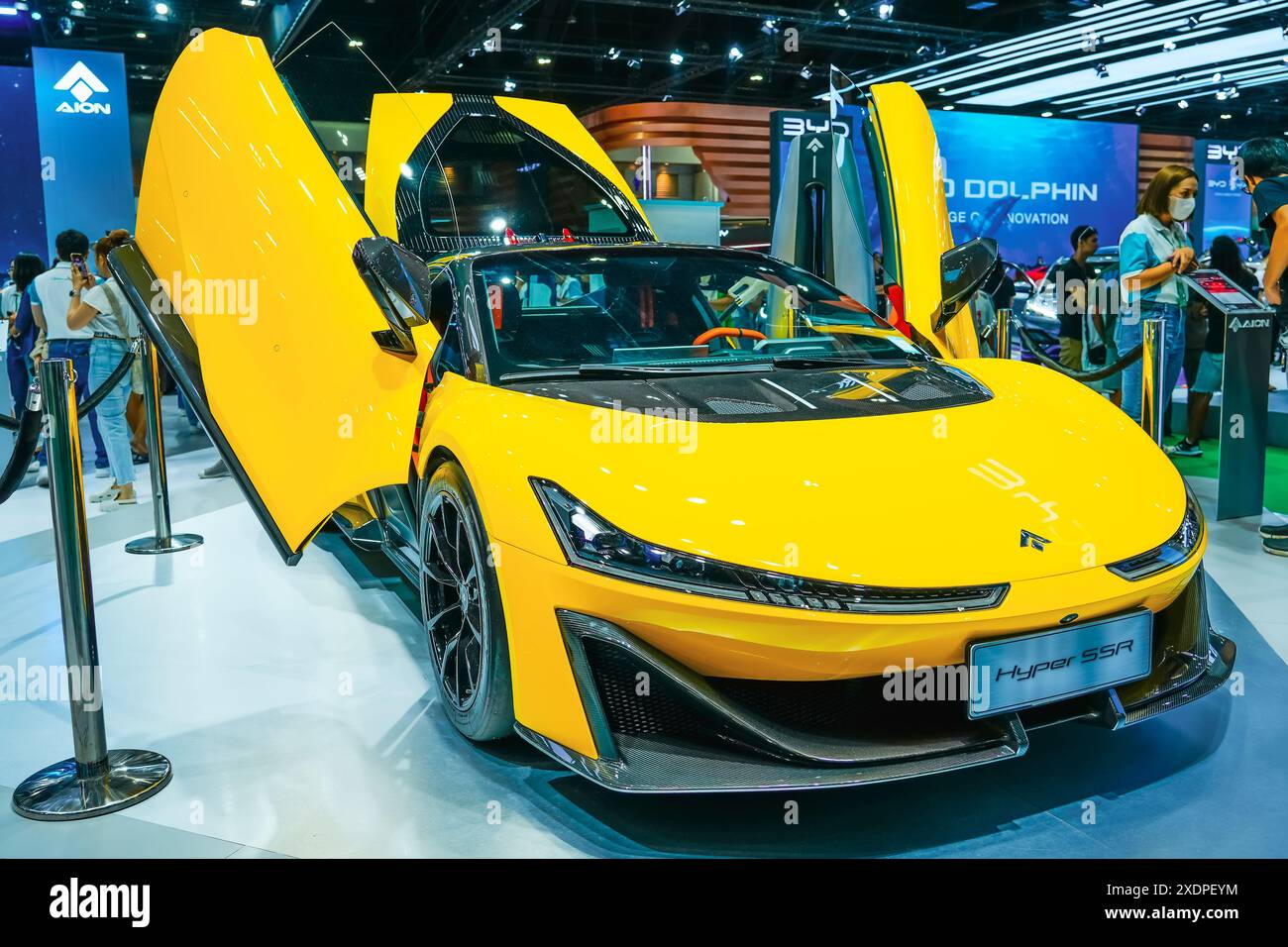 Aion Hyper SSR concept car on display at The 45 Bangkok International ...