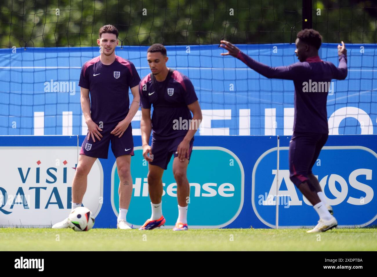 England's Declan Rice during a training session at the Spa & Golf ...