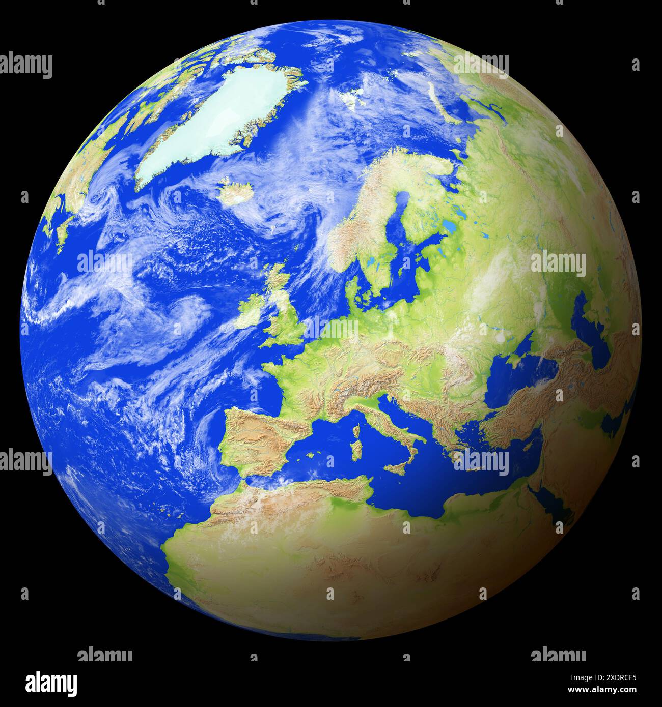 Netherlands satellite image hi-res stock photography and images - Alamy