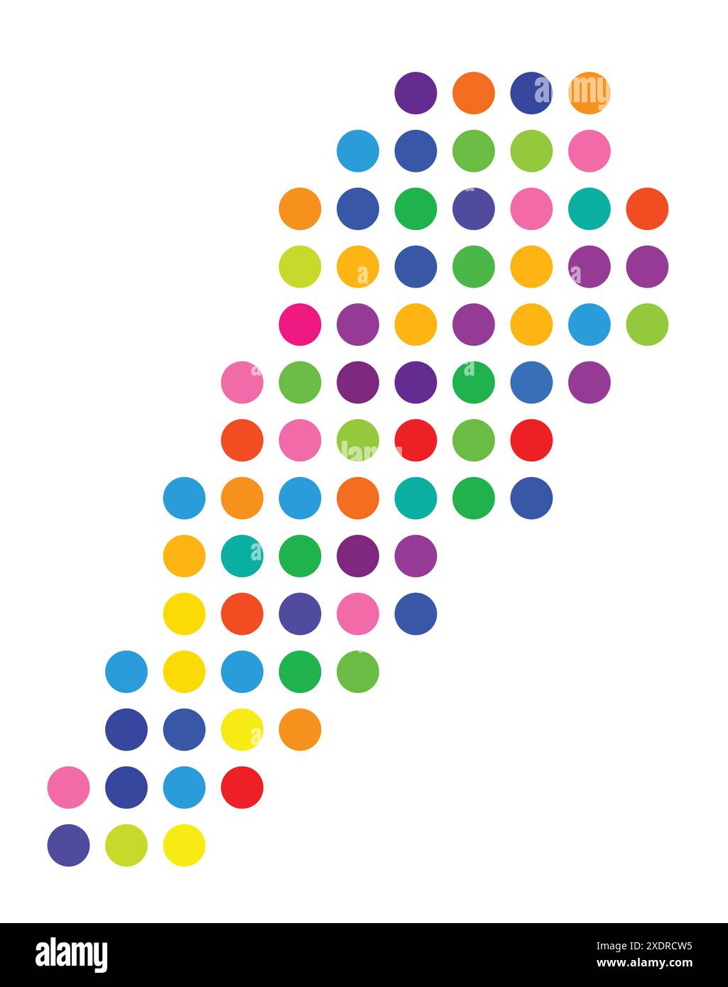 Lebanonc Patterns Abstract map of Lebanon showing the area of the country with a pattern ...