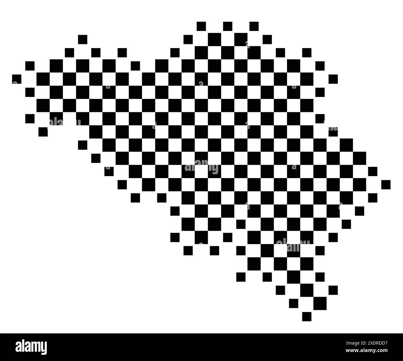 Belgium vector outline map Black and White Stock Photos & Images - Alamy