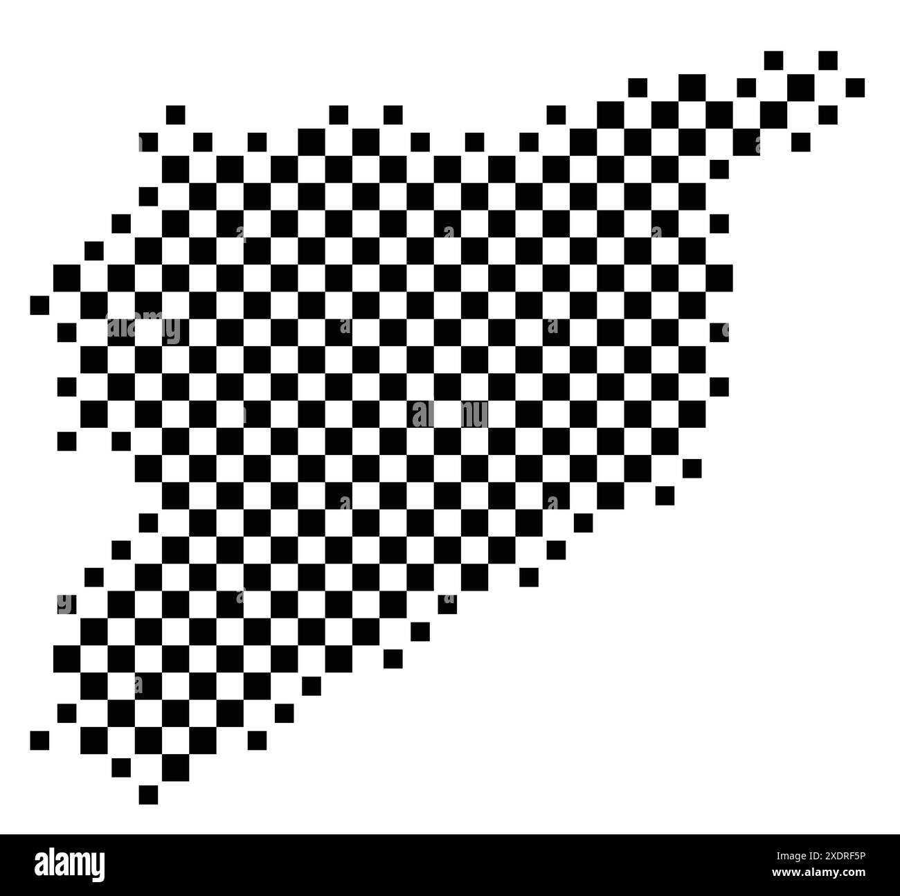 Abstract map of the Syria showing the country with a pattern of black