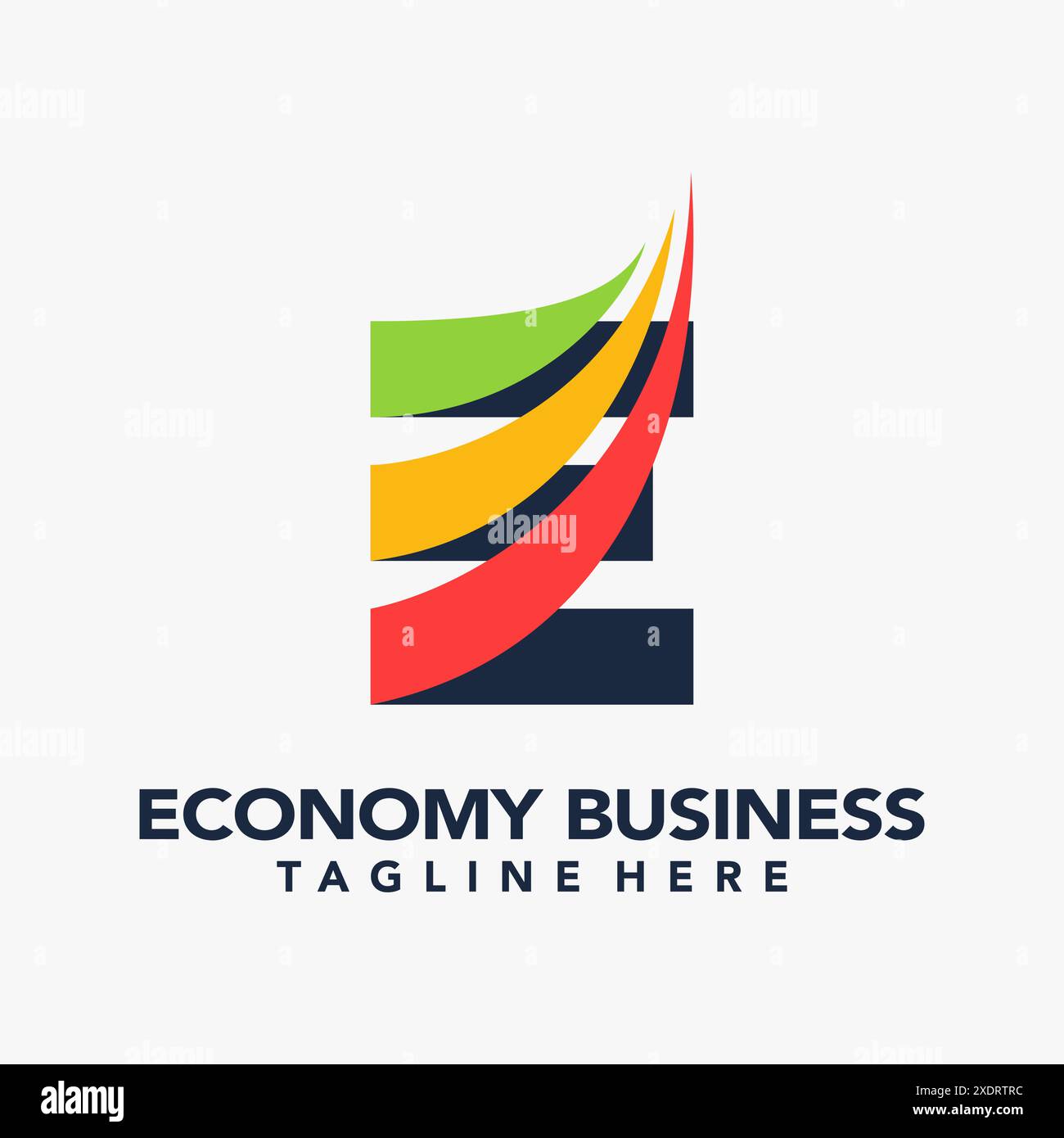 Logo growth chart letter Cut Out Stock Images & Pictures - Alamy