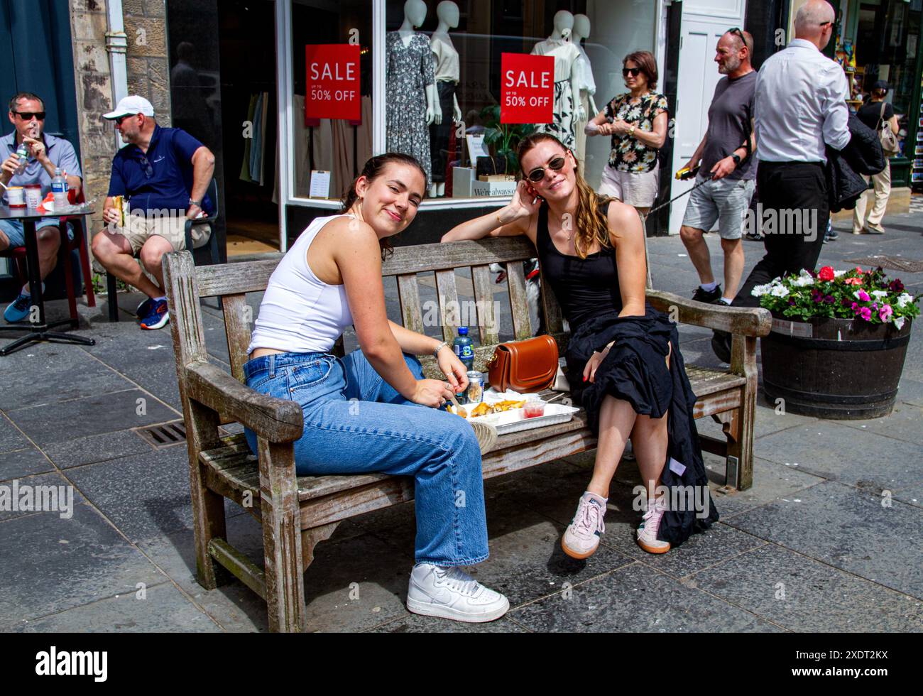 St Andrews, Fife, Scotland, UK. 24th June 2024. UK Weather St Andrews