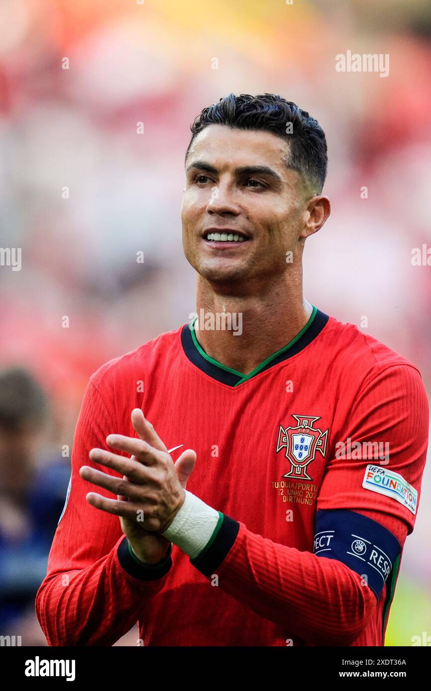 Dortmund, Germany. 24th June, 2024. Portugal's Cristiano Ronaldo during ...
