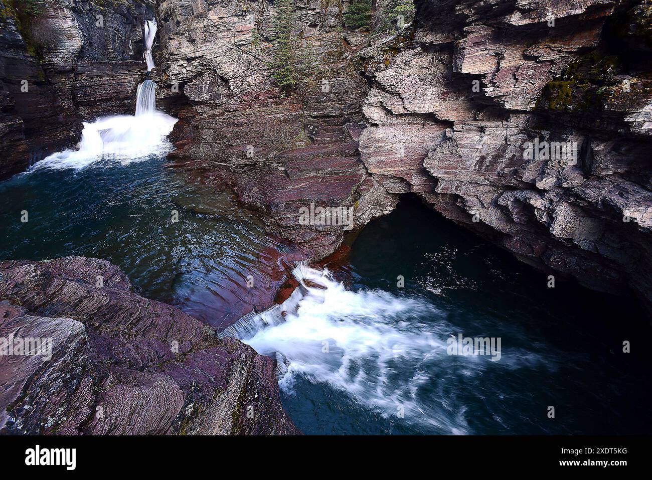 FILE This Oct. 7, 2012 photo shows St. Mary Falls in Glacier National