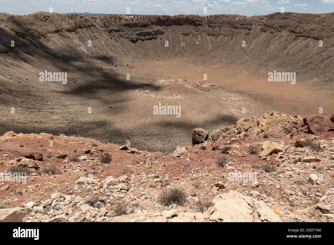 Arizona Rises June 21, 2024, Winslow, Arizona, USA: Meteor Crater Natural Landmark ...