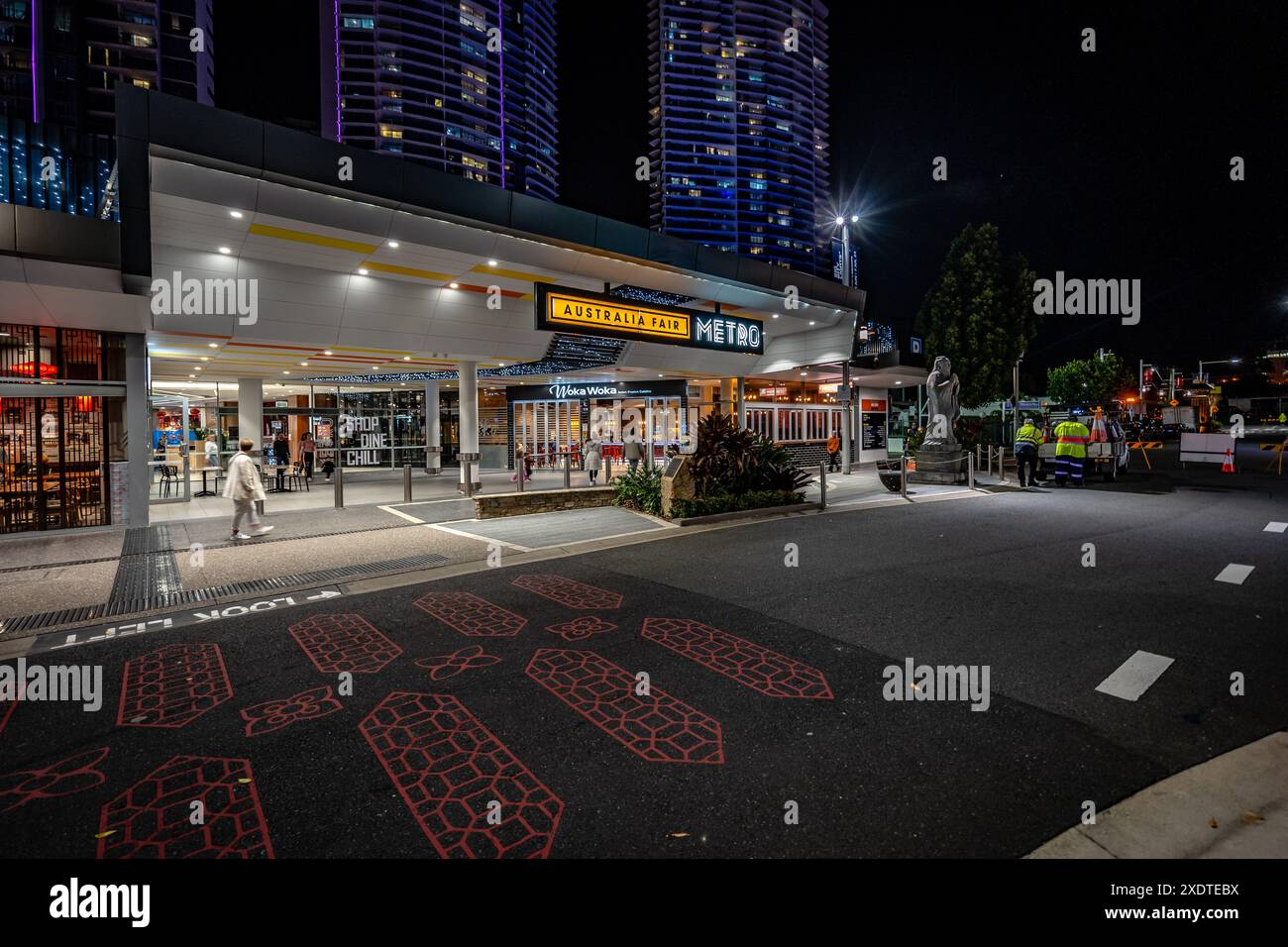 Gold Coast, Queensland, Australia - Australia Fair Metro shopping centre in Southport Stock Photo