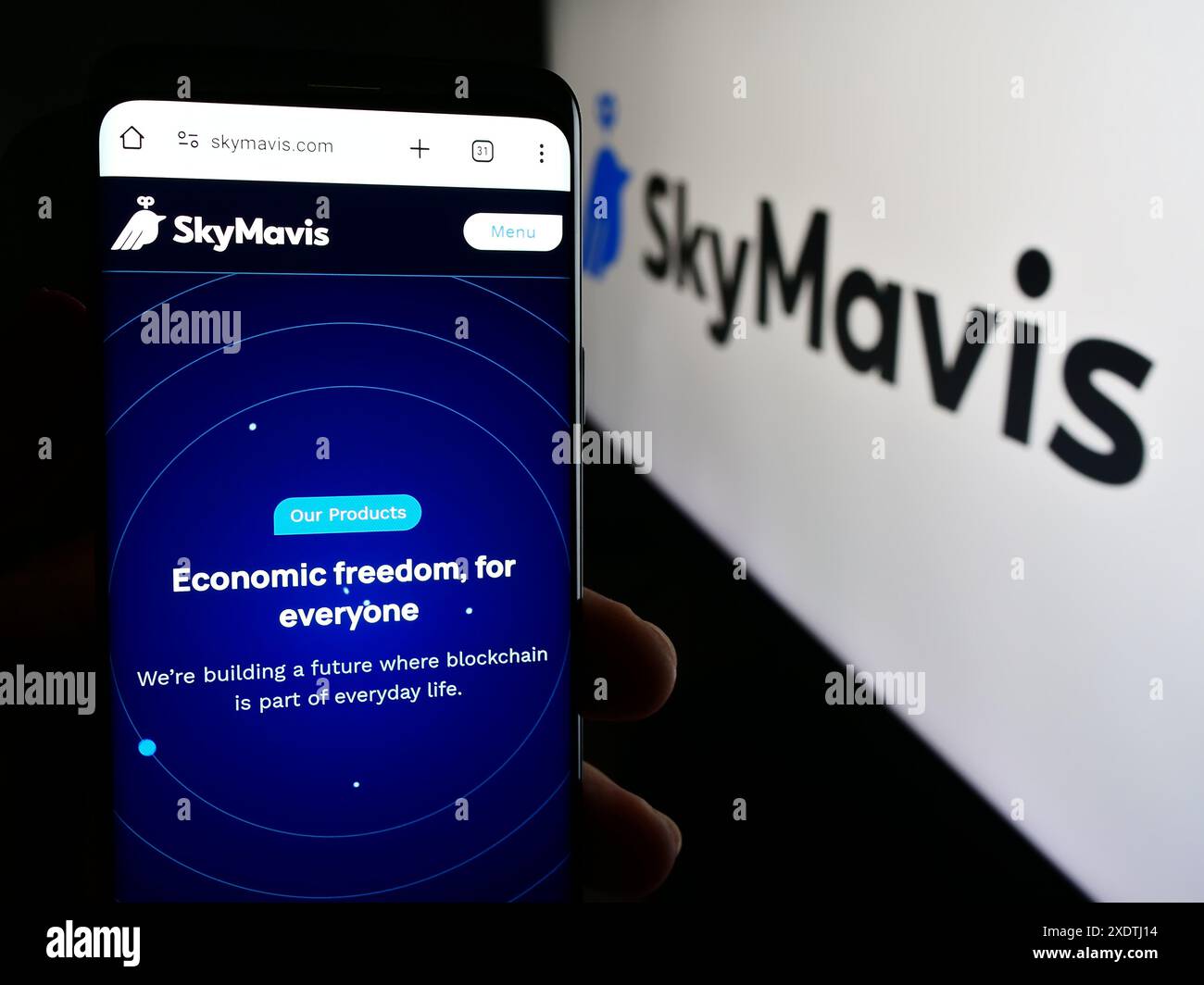 Axie infinity game hi-res stock photography and images - Alamy