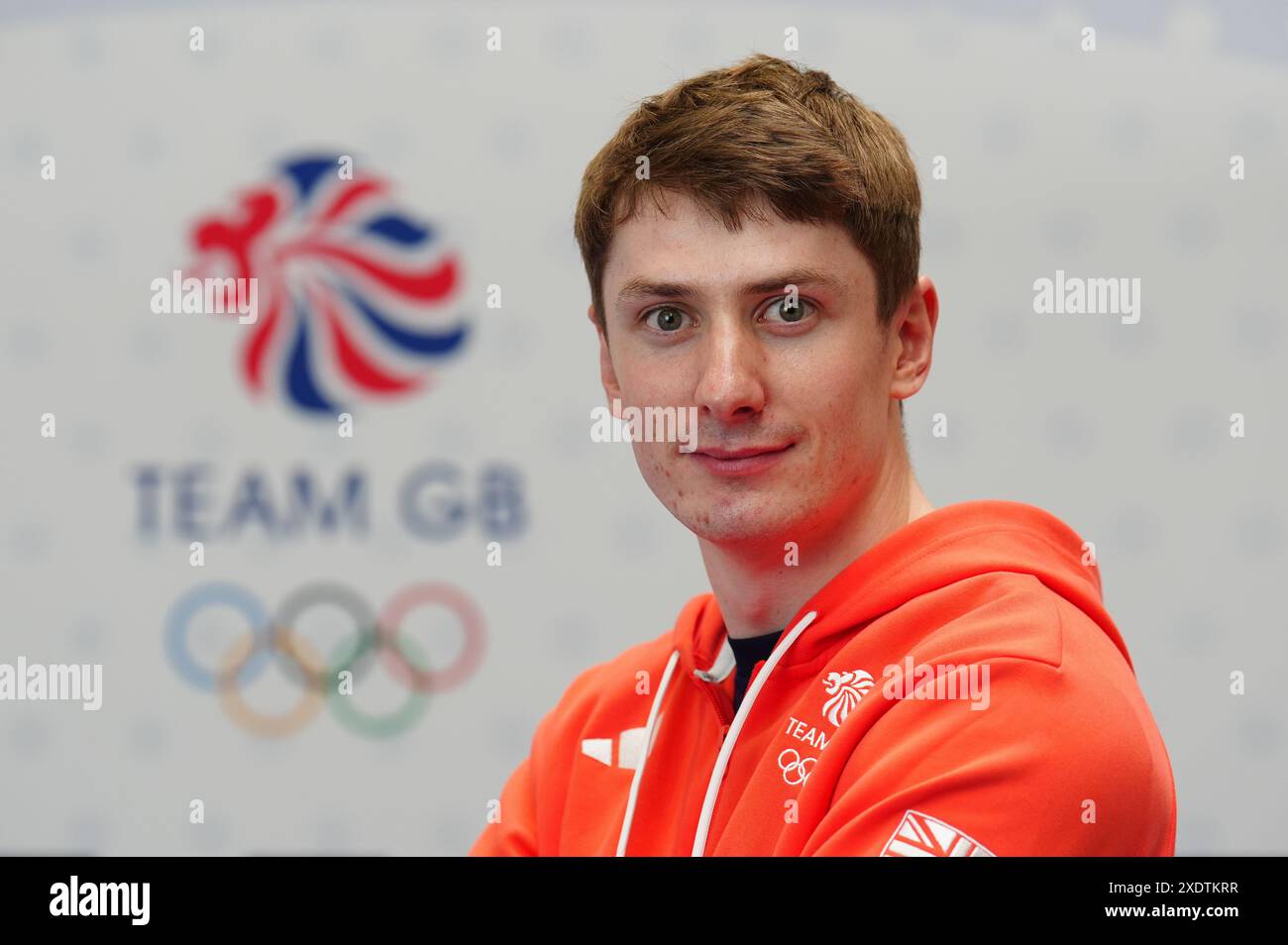 William Hamish Turnbull during a Team GB kitting out session for the