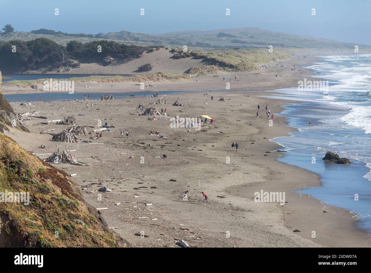 North Salmon Creek Beach. Sonoma Coast State Park in Sonoma County ...