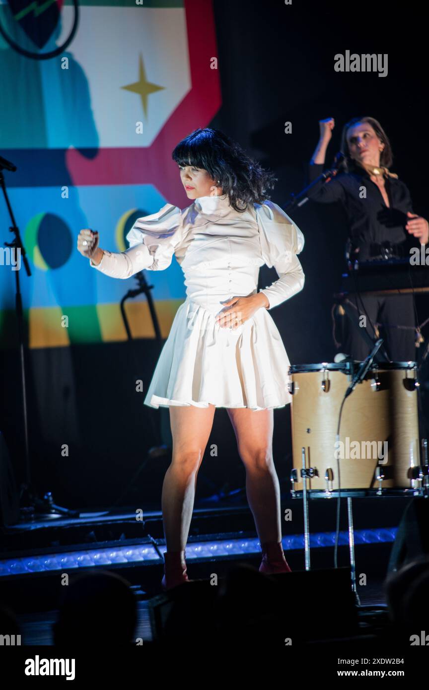 London, United Kingdom. 24th June 2024. Bat for Lashes gives an