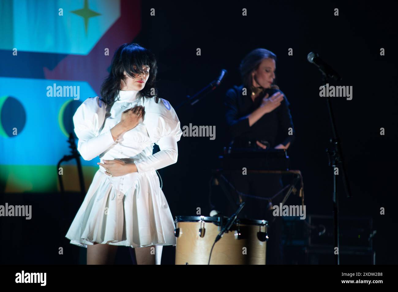 London, United Kingdom. 24th June 2024. Bat for Lashes gives an