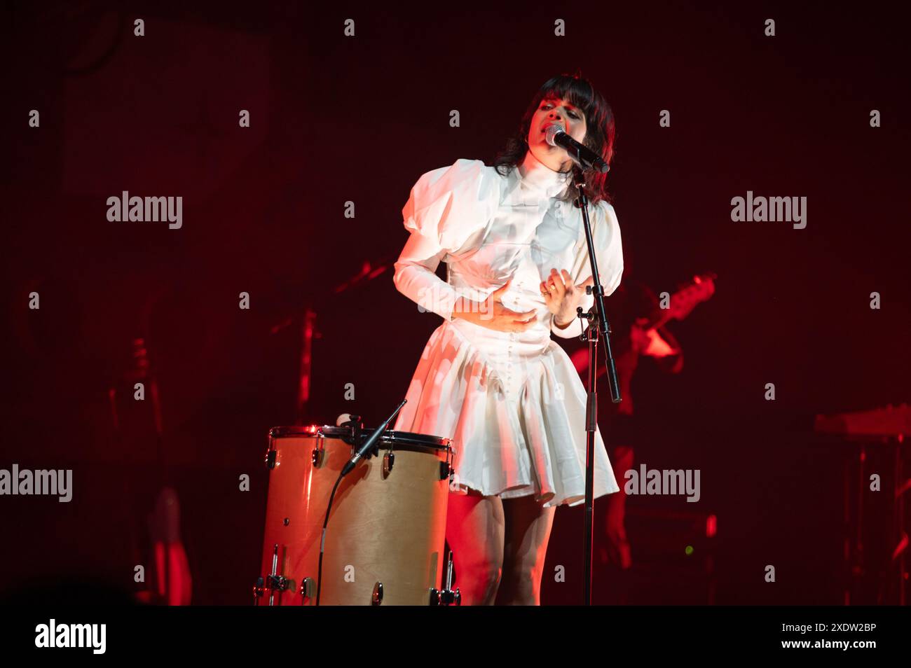 London, United Kingdom. 24th June 2024. Bat for Lashes gives an