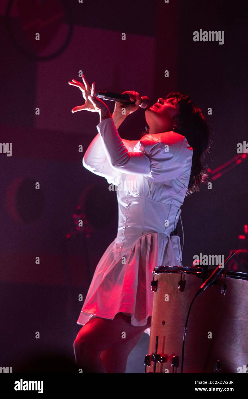 London, United Kingdom. 24th June 2024. Bat for Lashes gives an