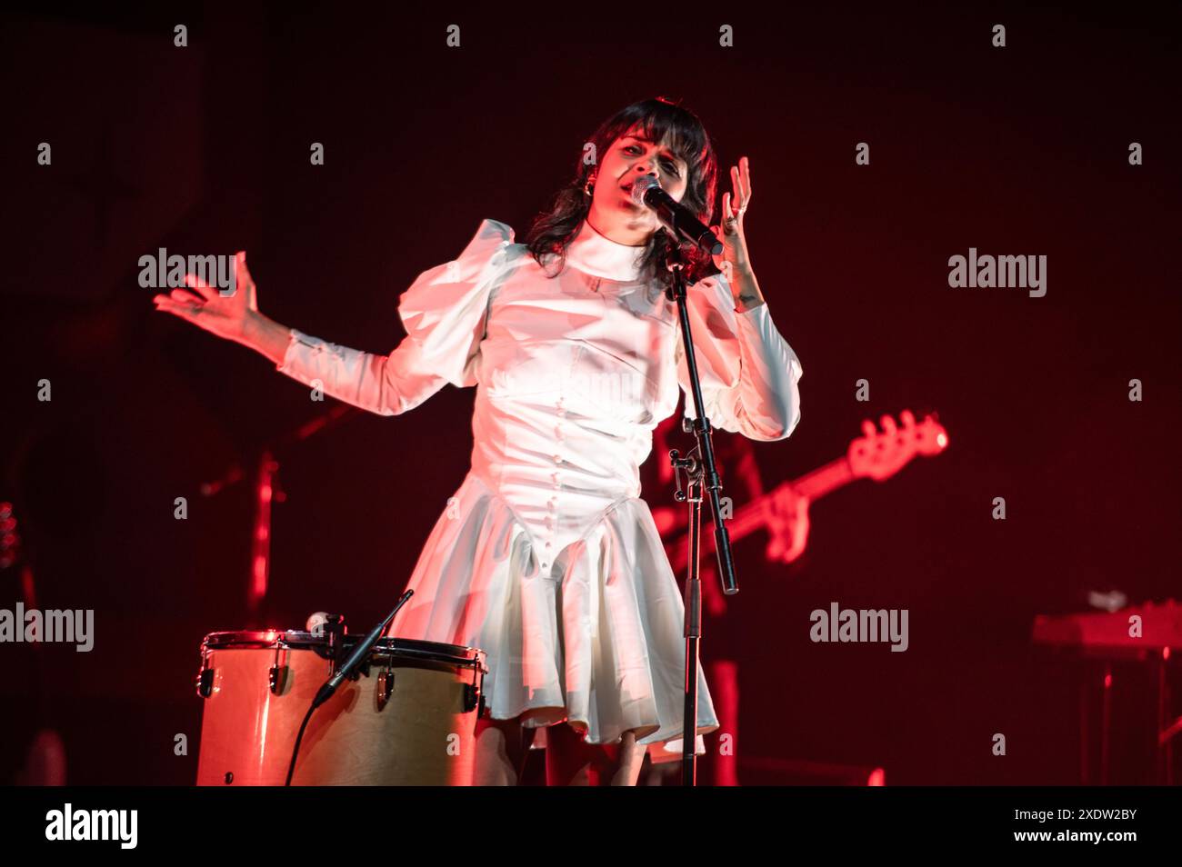 London, United Kingdom. 24th June 2024. Bat for Lashes gives an