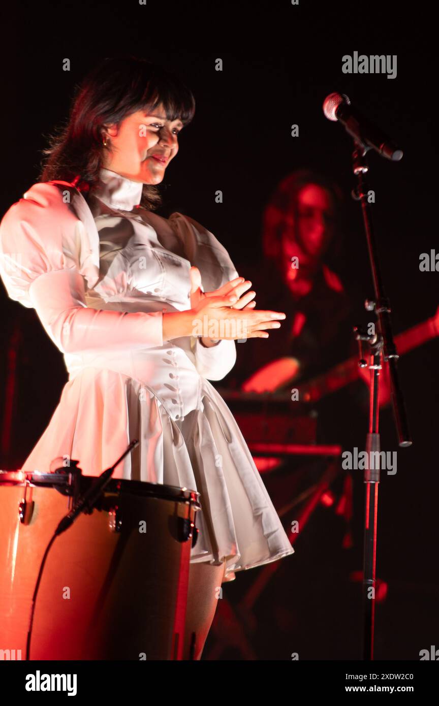 London, United Kingdom. 24th June 2024. Bat for Lashes gives an