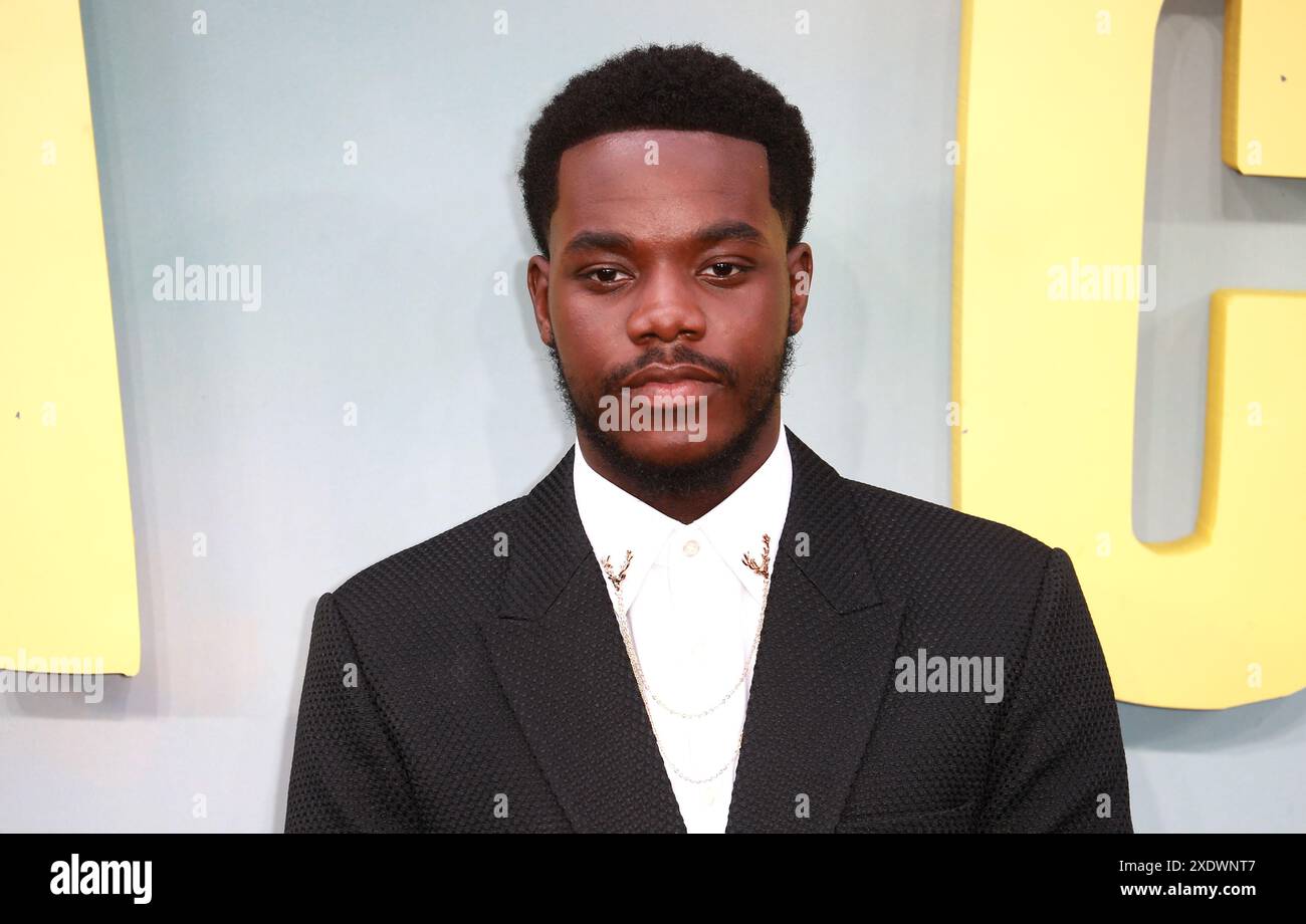 Josh Tedeku attends the UK Premiere of "Supacell" at Odeon Luxe West(06)
