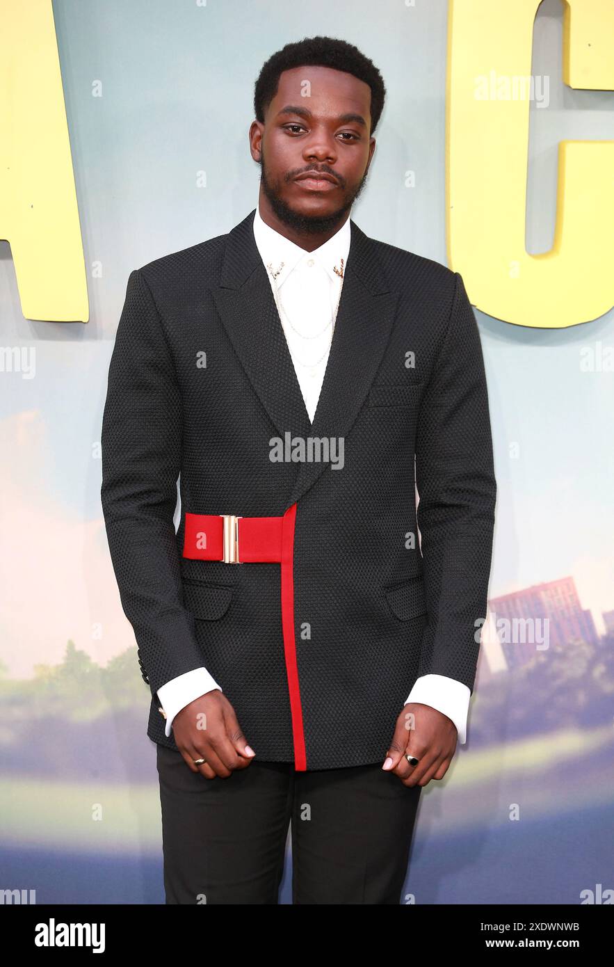 Josh Tedeku attends the UK Premiere of "Supacell" at Odeon Luxe West(06)