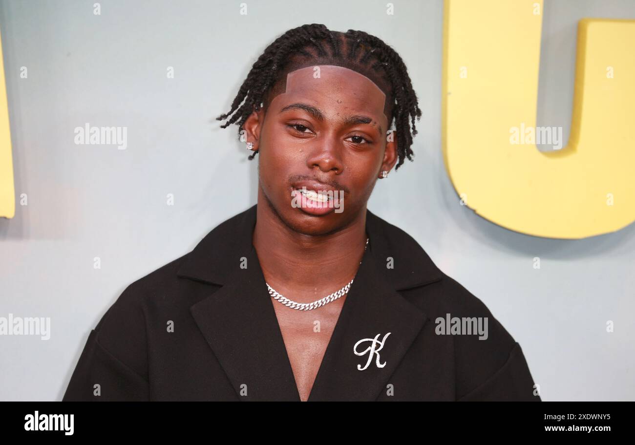 Ky-Mani Carty attends the UK Premiere of “Supacell” at Odeon Luxe West