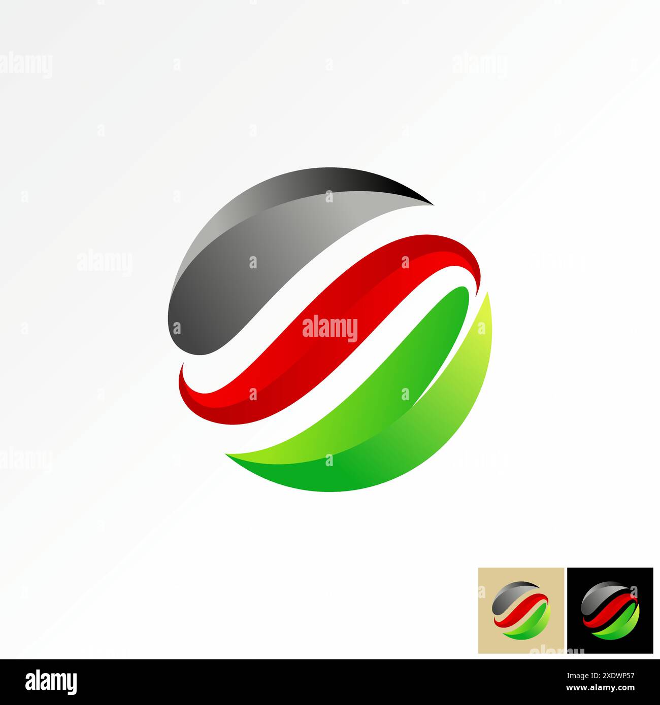 Logo design graphic concept creative premium vector stock initial S ...
