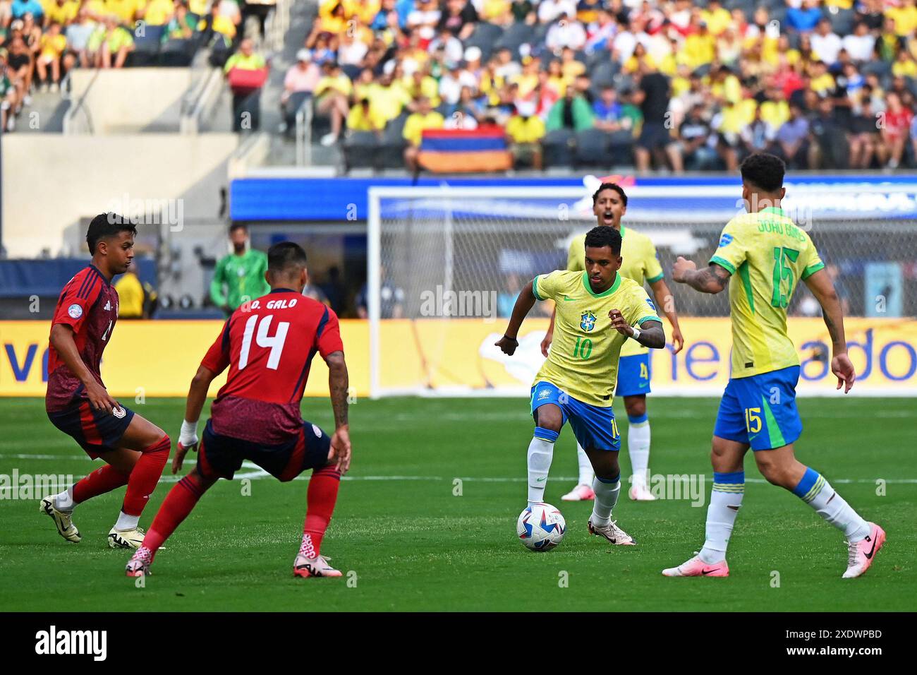 Inglewood, United States. 24th June, 2024. Rodrygo of Brazil during the