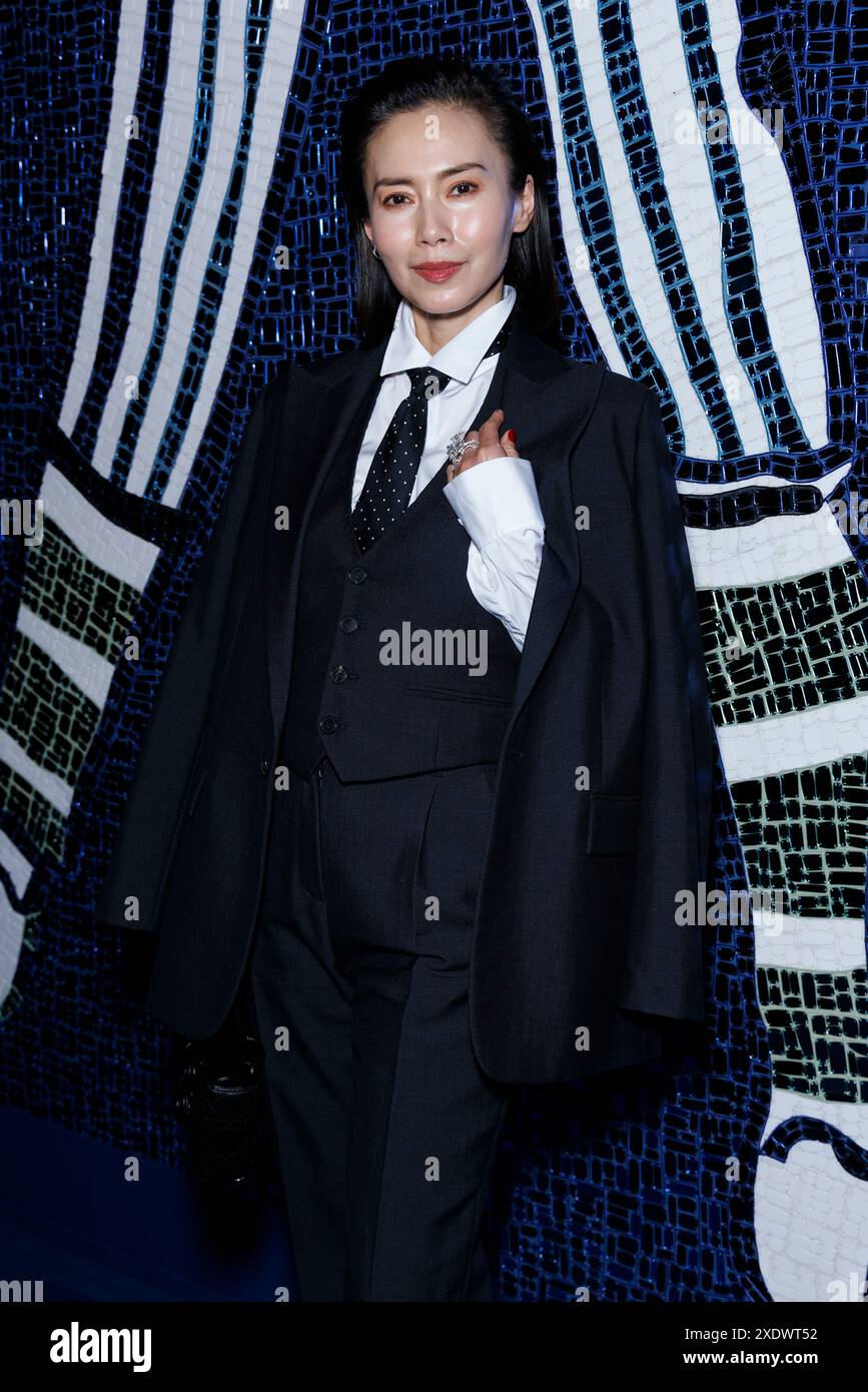 Paris, Frankreich. 24th June, 2024. Miki Nakatani attends CHRISTIAN DIOR Haute Couture Fall/Winter 2024-2025 Runway during Paris Haute Couture Fashion Week on June 2024 - Paris, France 24/06/2024 Credit: dpa/Alamy Live News Stock Photo