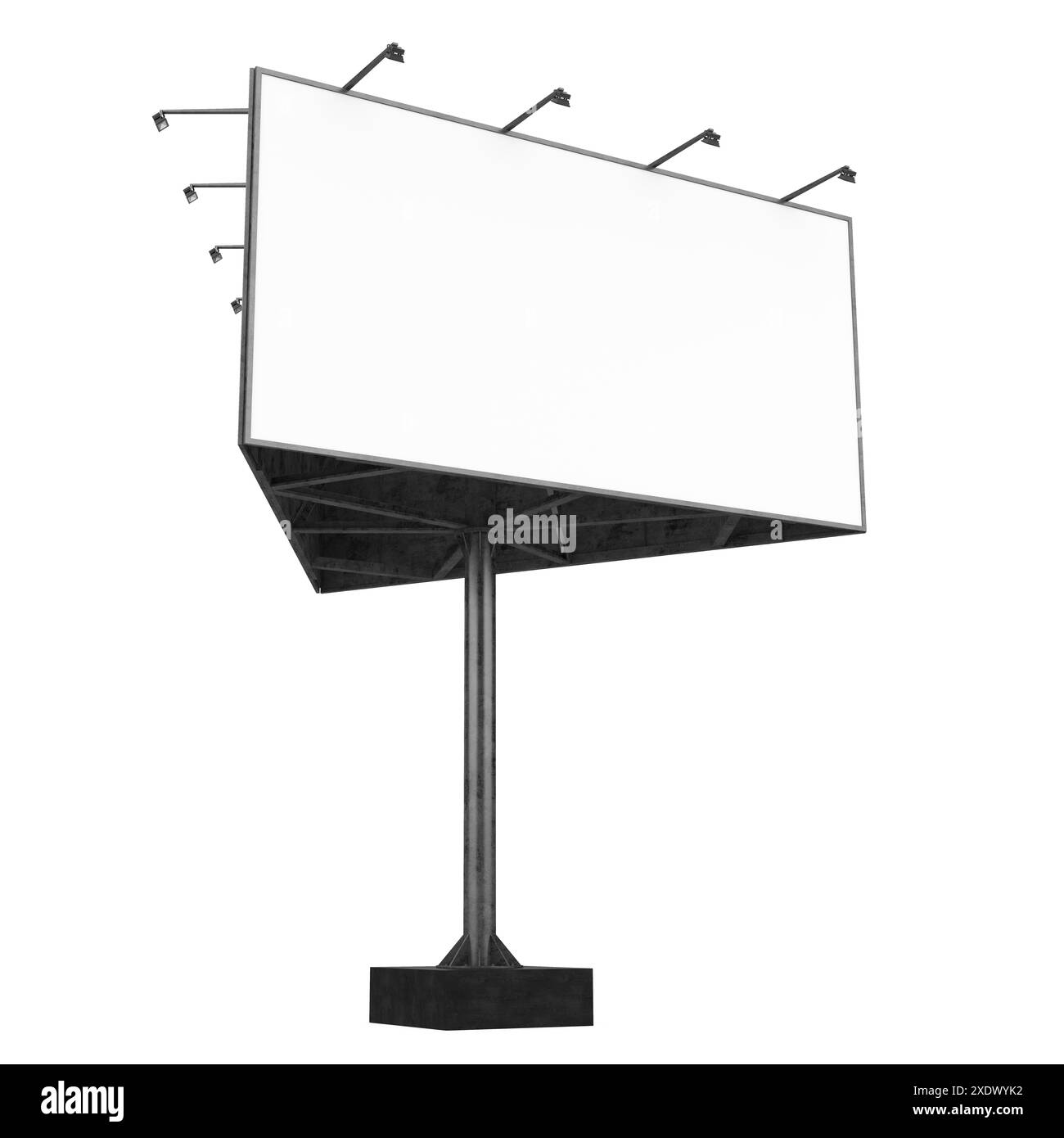 Blank Billboard Isolated Stock Photo - Alamy