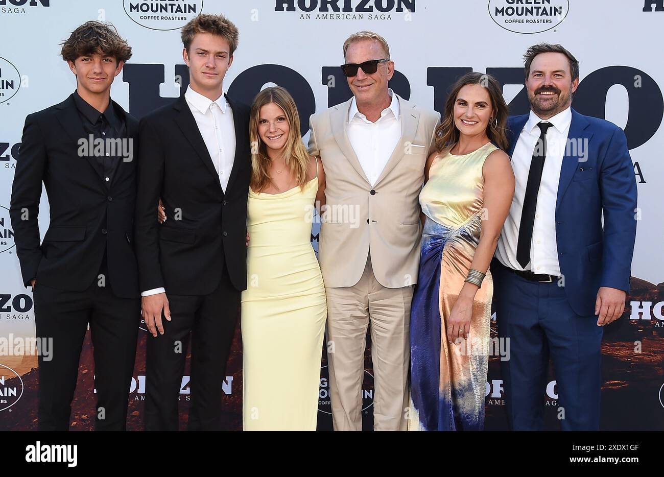 Westwood, USA. 24th June, 2024. Hayes Costner, Cayden Wyatt Costner