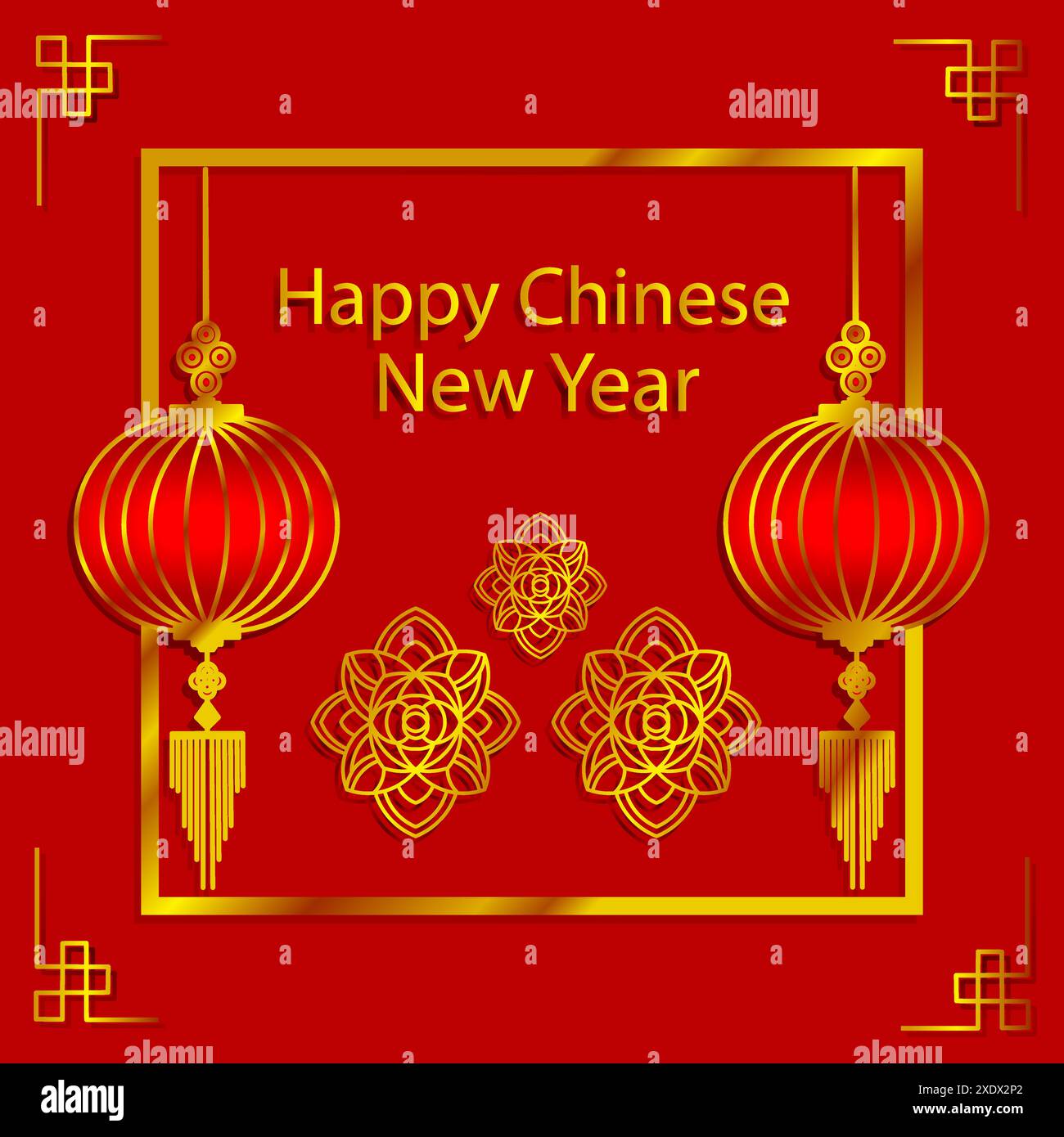 The chinese lunar new year red background. Symbol of happy, wedding, chinese traditional, celebration, romantic marriage, wedding ceremony decoration Stock Vector