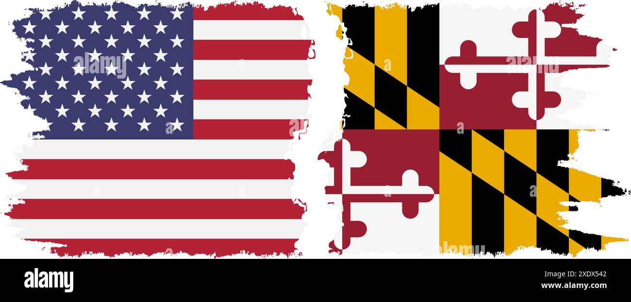 Maryland state vector vectors hi-res stock photography and images - Alamy