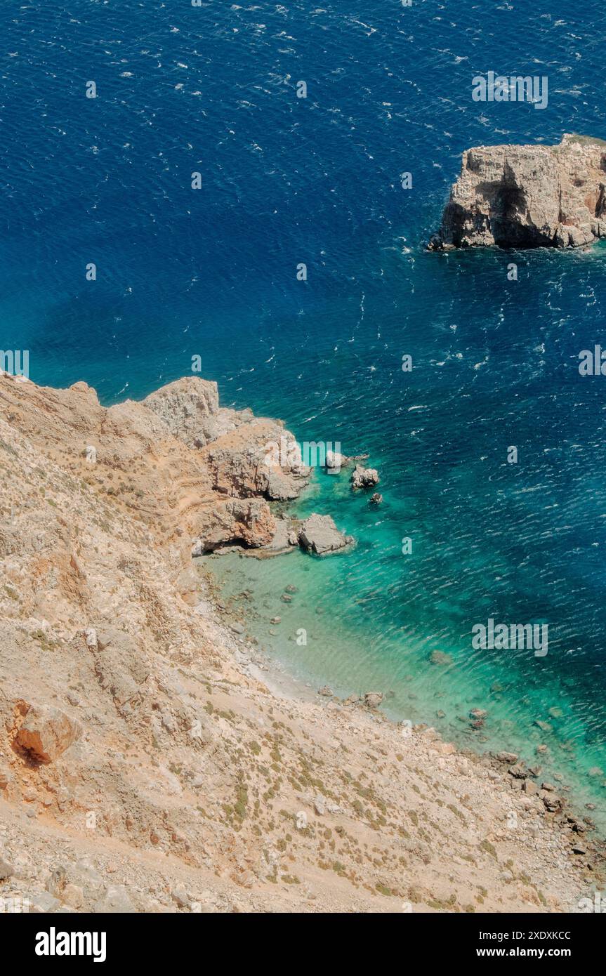 Panorama greek island amorgos hi-res stock photography and images - Alamy