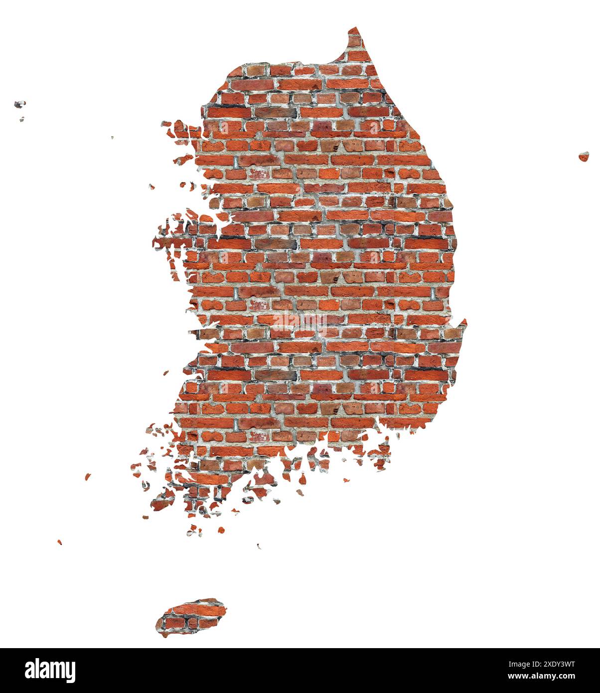 Outline map south korea hi-res stock photography and images - Alamy