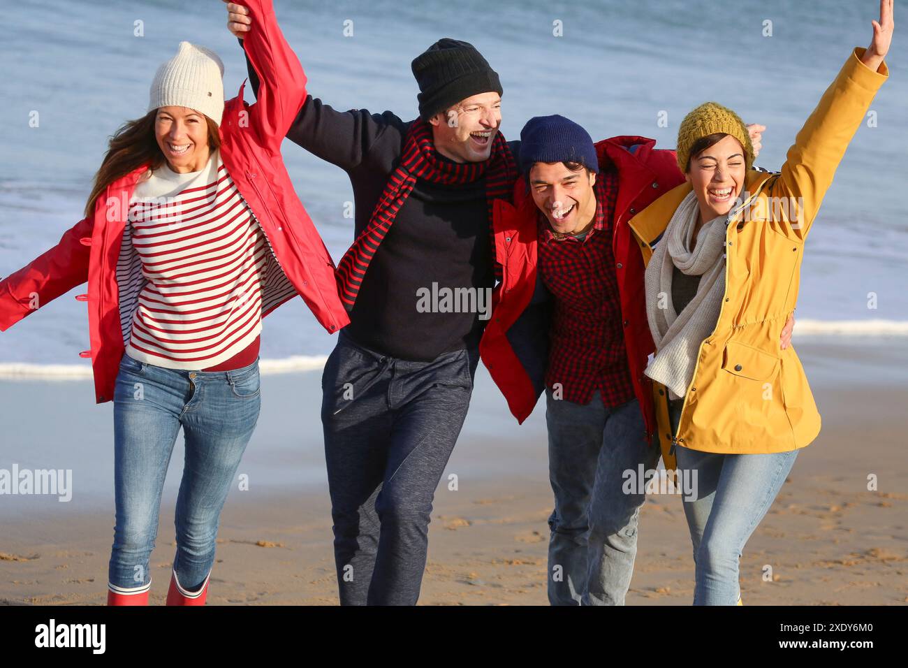 Lifestyles, Hendaya Beach Stock Photo