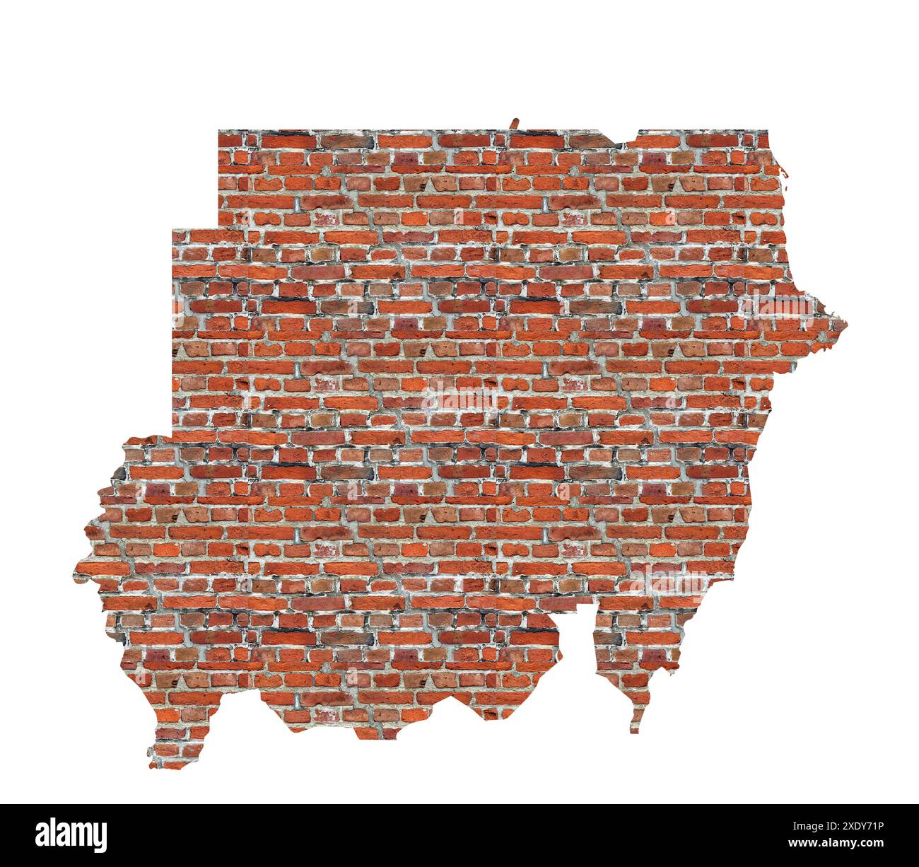 Sudan outline map hi-res stock photography and images - Alamy