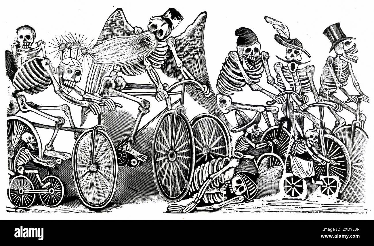 POSADA José Guadalupe (1852-1913) - Calaveras [periodicos] c - 1890 ...