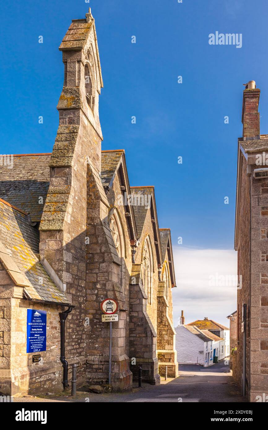 geography / travel, Great Britain, England, All Saints Marazion Church ...
