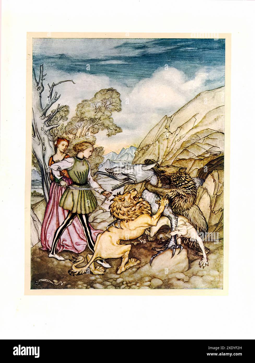 Arthur rackham dragon hi-res stock photography and images - Alamy