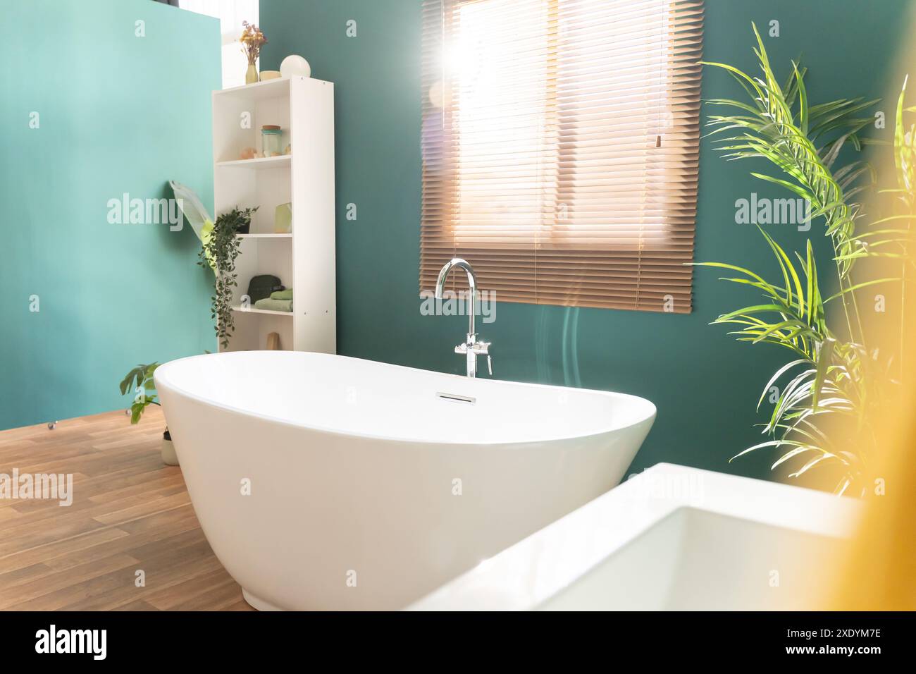 Modern bright bathroom. Stock Photo